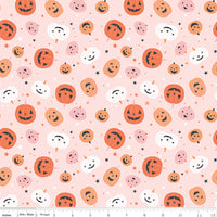 Hey Pumpkin Pumpkins Blush Yardage by My Mind's Eye for Riley Blake Designs | C16031-BLUSH