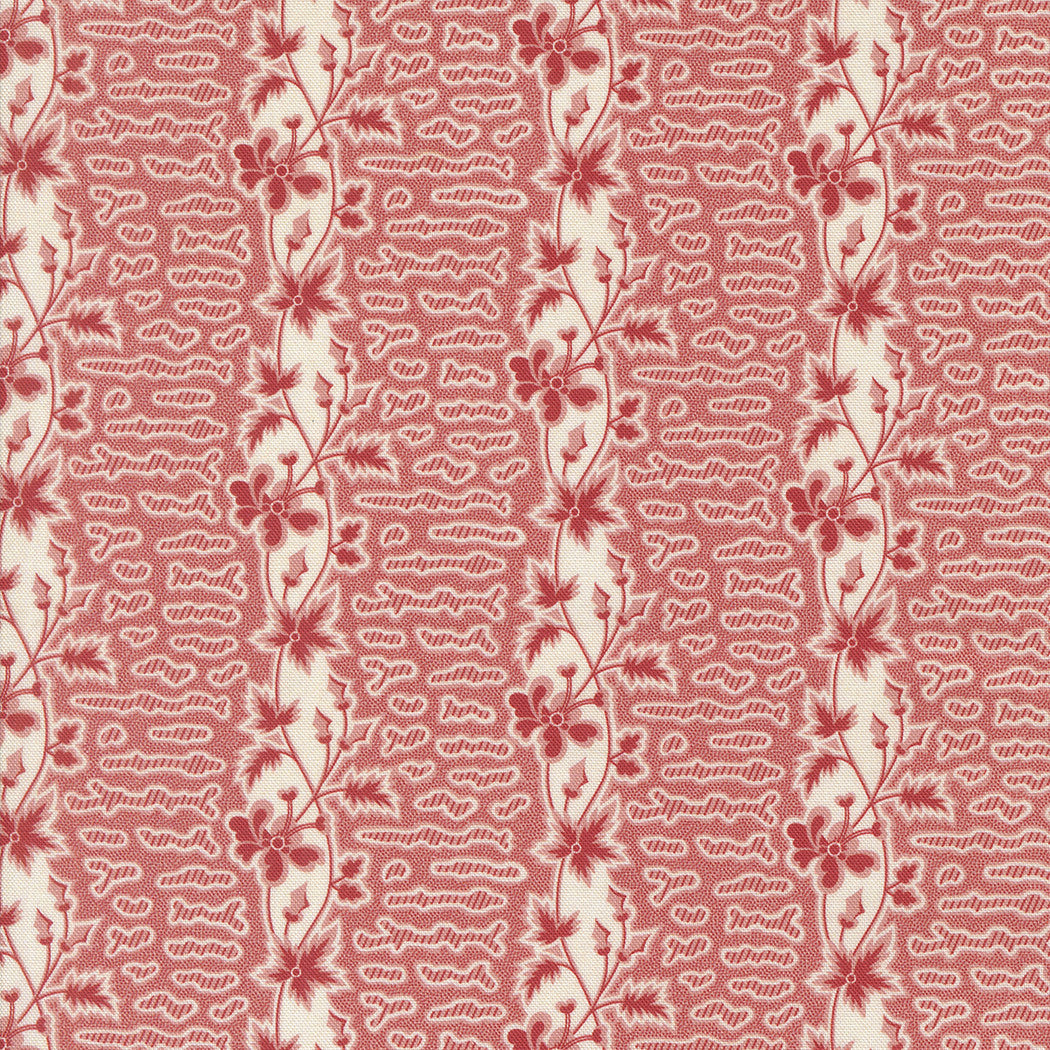 Sallys Stitches Honey Stripes Sweet Pink Yardage by Betsy Chutchian for Moda Fabrics | 31712 12