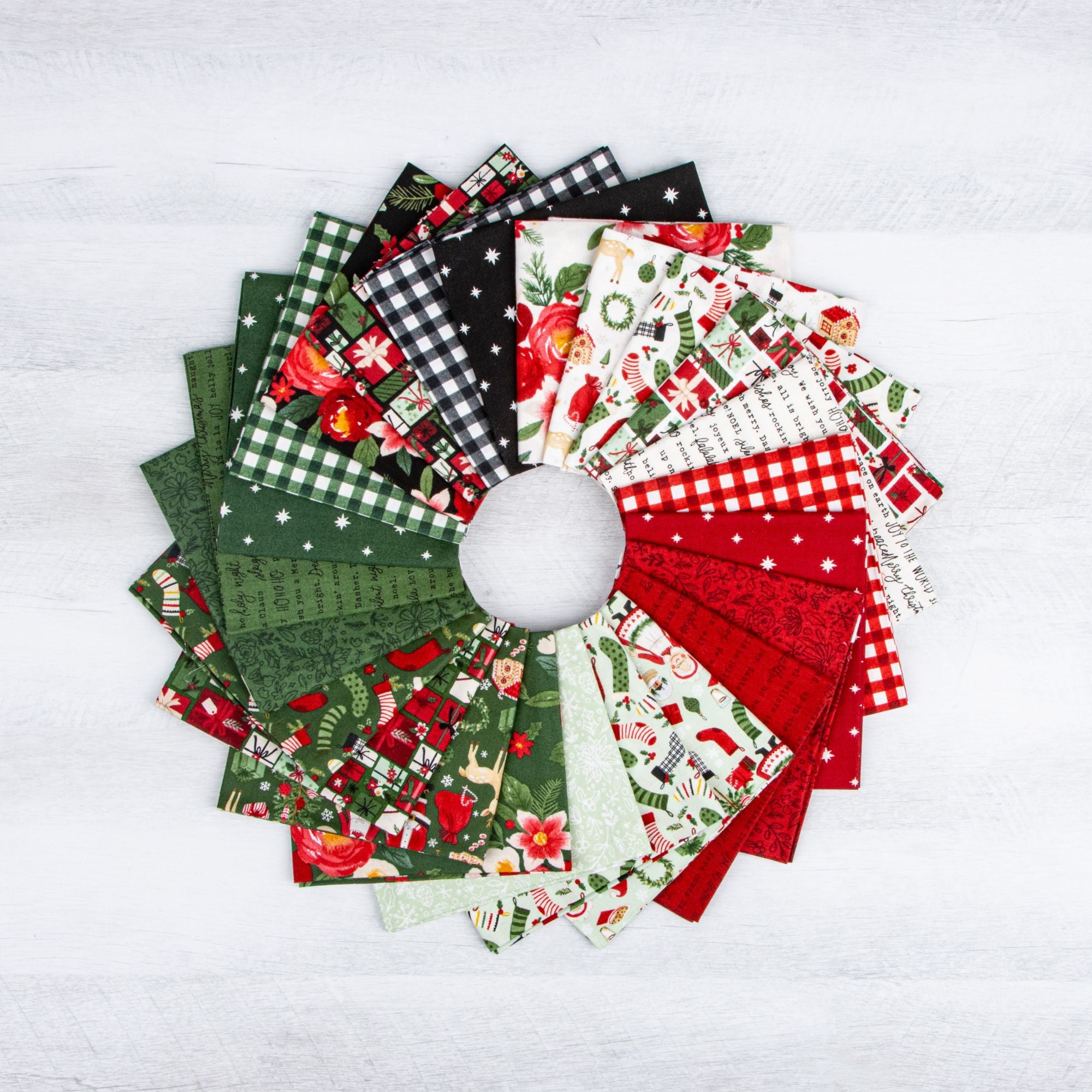 Charming Christmas Rolie Polie 2 1/2" by Kelsey Carlson for Riley Blake Designs | 40 Precut 2.5" Strips