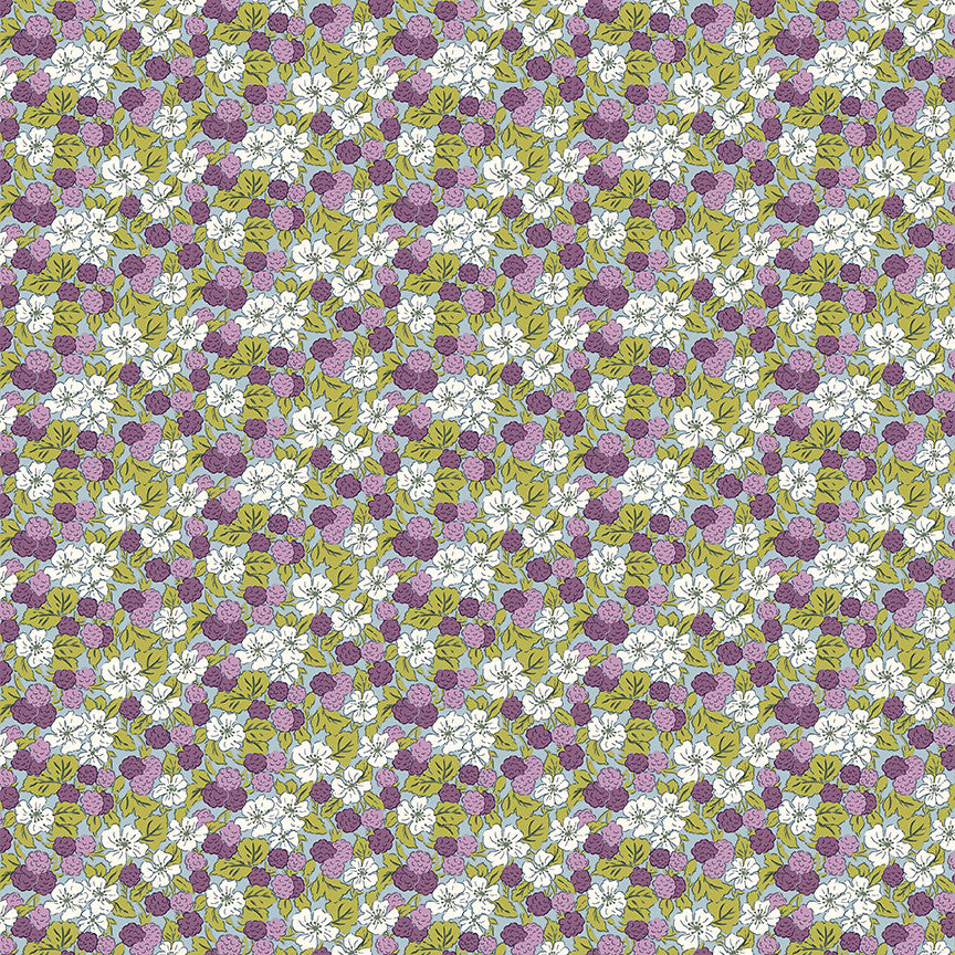 Postcard from the Highlands Sweet Blackberries A by Liberty Fabrics for Riley Blake Designs | 01667362A