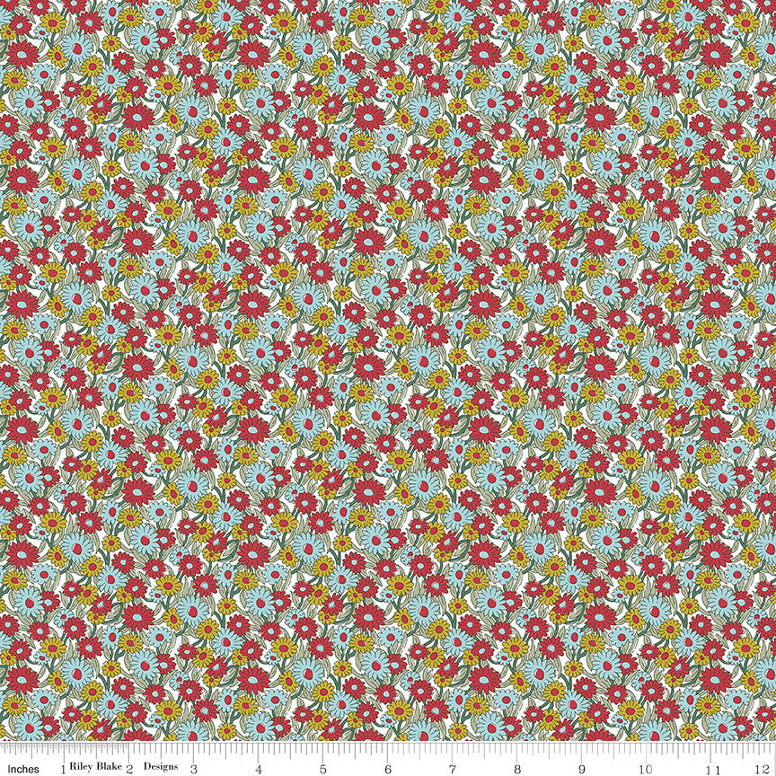 Liberty Fabrics Heirloom Collection 4 Marguerite Meadow C Yardage for Riley Blake Designs | 016668111C