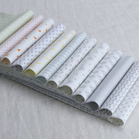Mixed Bag of Bonbons Frequency White Blue Yardage by Jen Kingwell for Moda Fabrics | 18257 11