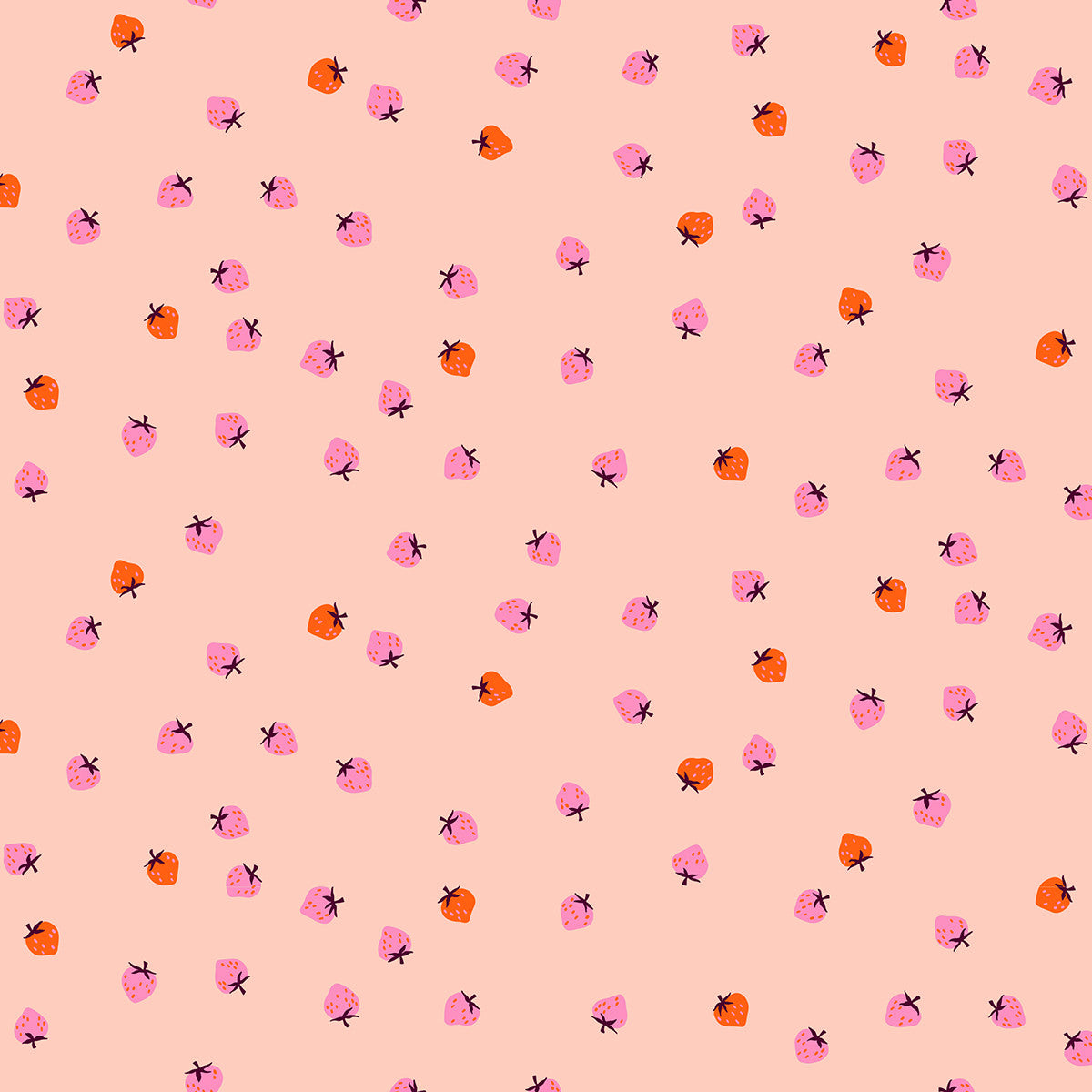 PRESALE Strawberry Pale Peach Mini Berry Yardage by Kimberly Kight for Ruby Star Society | RS3086 16