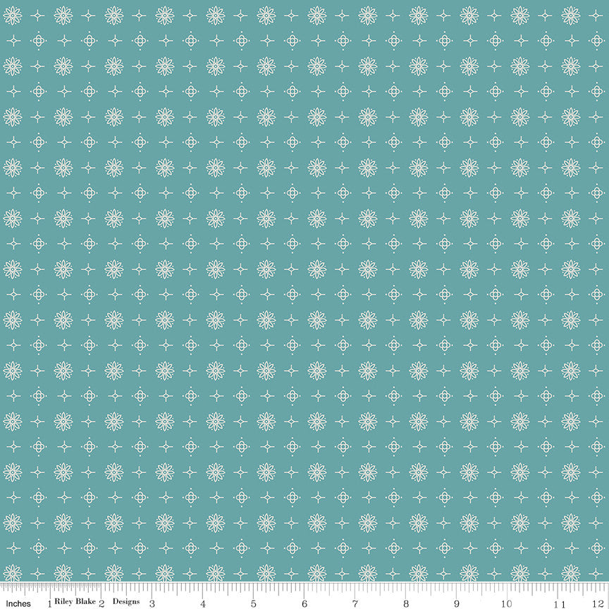 Americana Lincoln Raindrop Yardage by Lori Holt of Bee in My Bonnet for | 5 Yard Backing | C16084-RAINDROP
