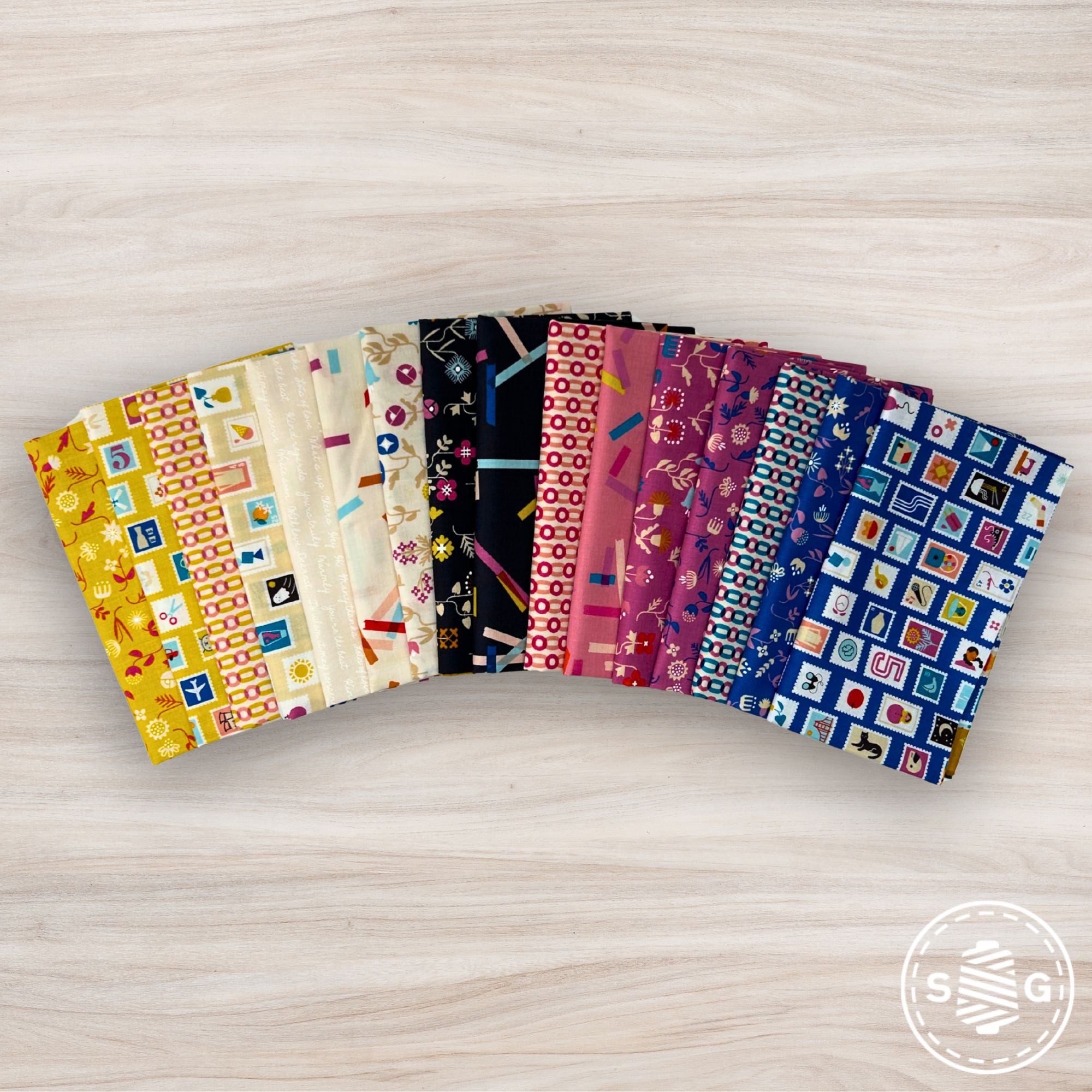 Salutations Custom Fat Quarter Bundle by Rashida Coleman Hale for Ruby Star Society | 16 Fat Quarters
