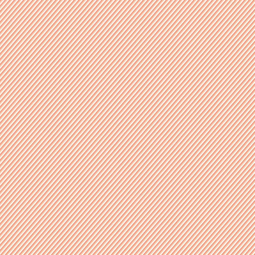 New Beginnings Stripes Apricot Yardage by Sandy Gervais for Riley Blake Designs | C15756-APRICOT