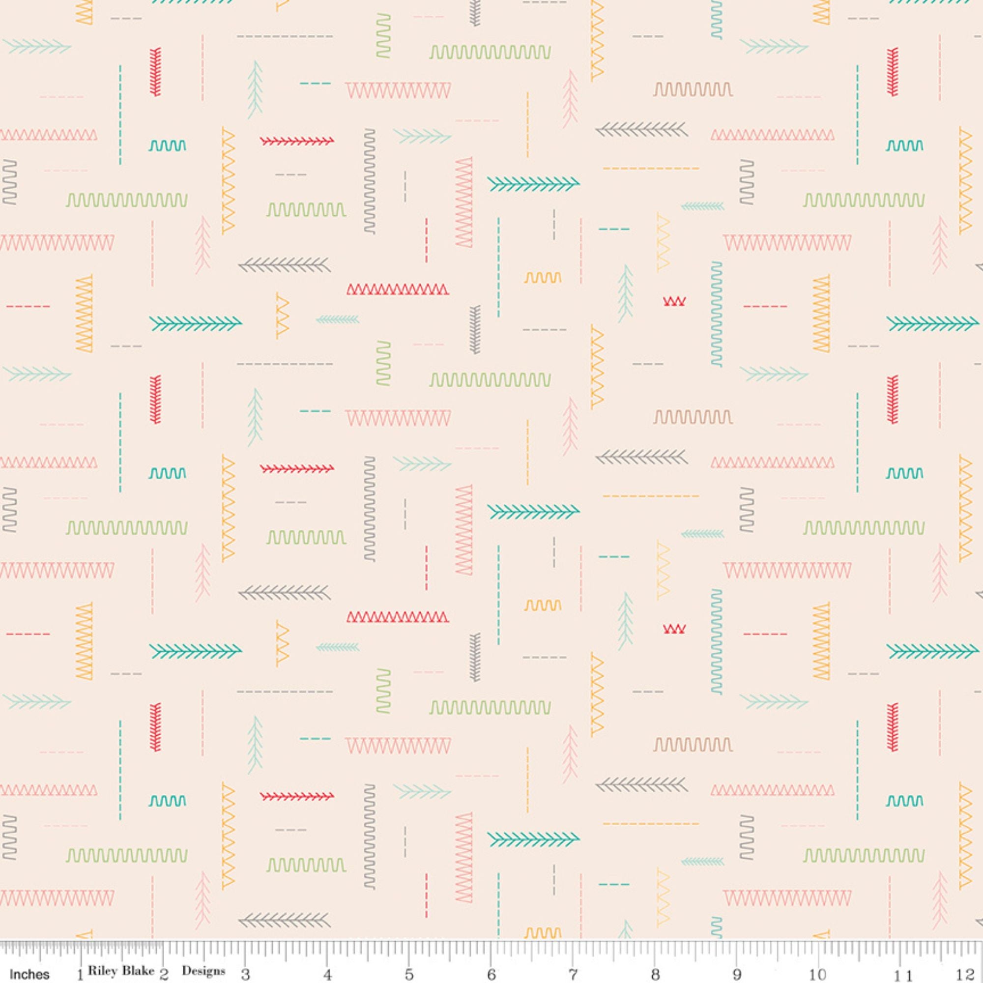 Hush Hush 4 In Stitches by Lori Holt for Riley Blake Designs | C15443-STITCHES