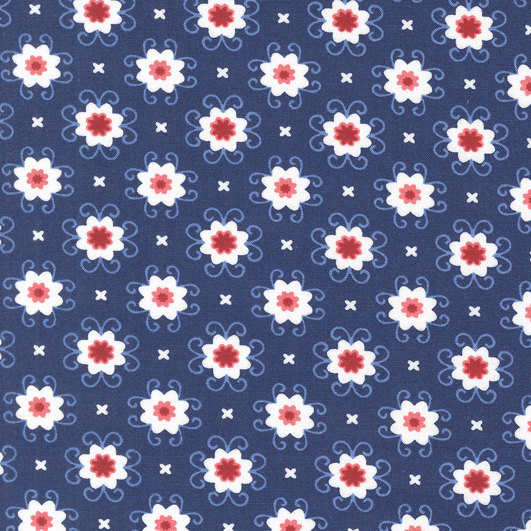 Star Spangled Bandana Twilight by April Rosenthal of Prairie Grass for Moda Fabrics | 24173 13