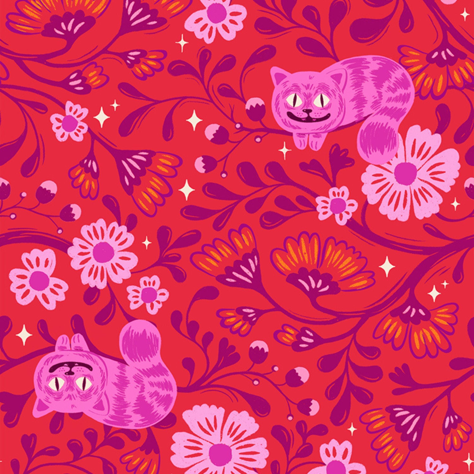 PRESALE Hello Alice Cheshire Ruby Yardage by Sarah Watts for Ruby Star Society | RS2123 12