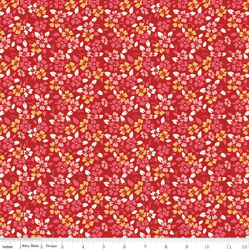 Americana Glory Schoolhouse Yardage by Lori Holt of Bee in My Bonnet for Riley Blake Designs | C16090-SCHOOL