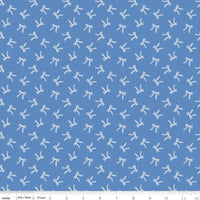 Penelope Bows Blue Yardage by My Mind's Eye for Riley Blake Designs | C16643-BLUE