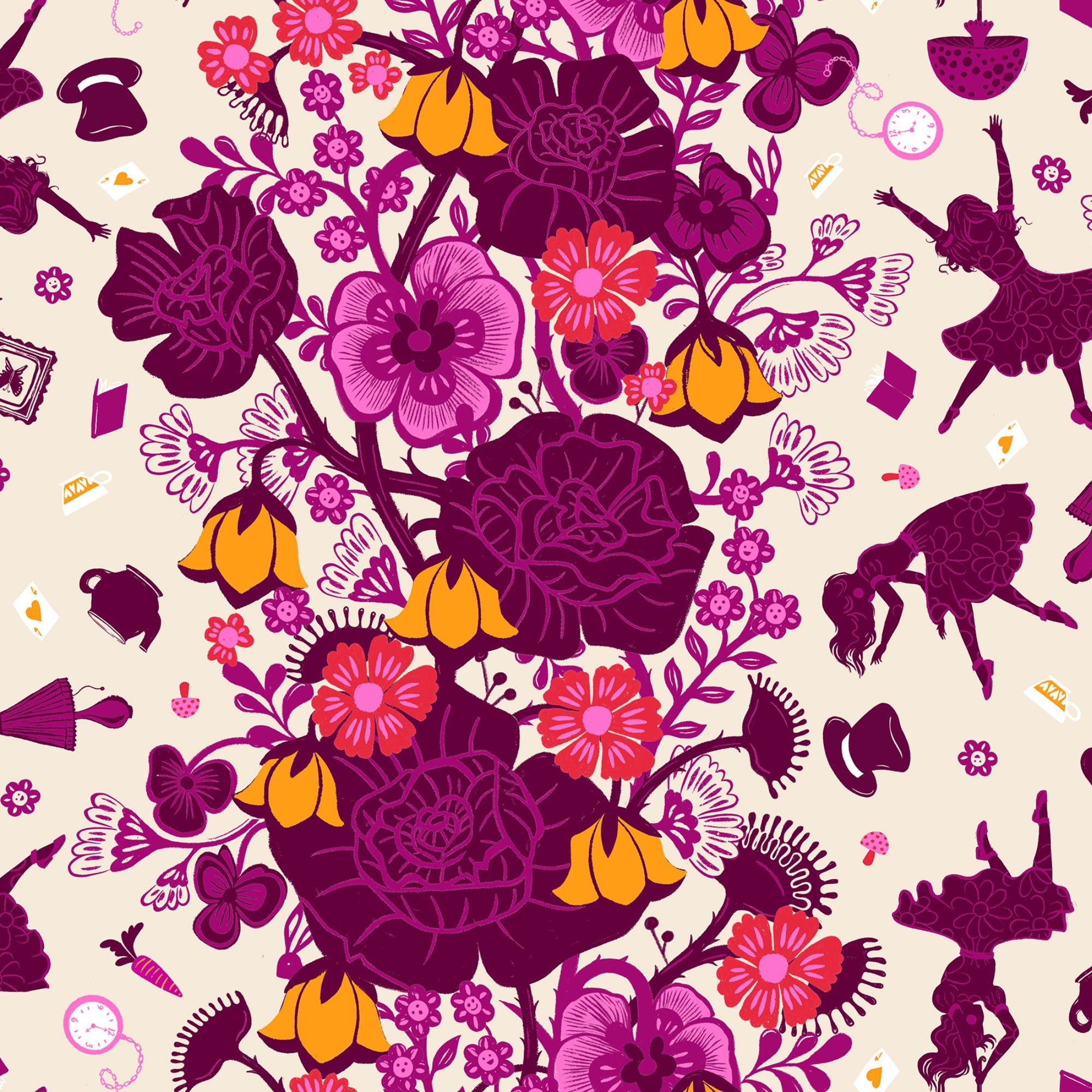 PRESALE Hello Alice Rabbit Hole Shell Yardage by Sarah Watts for Ruby Star Society | RS2121 11