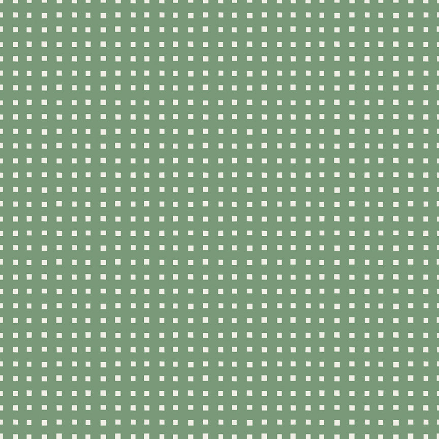 Ivy Reese Simple Gingham Green Yardage by Deena Rutter for Riley Blake Designs | C16604-GREEN