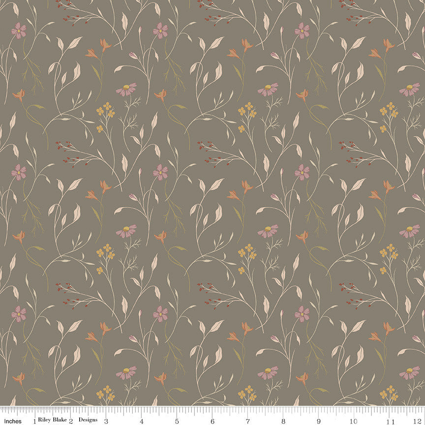 Threads of Grace Main Medium Gray Yardage by Kassidy Grace for Riley Blake Designs | C16820-MEDGRAY