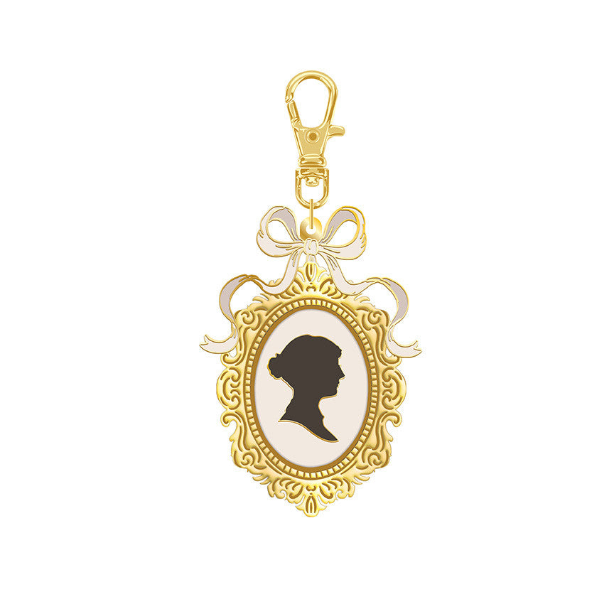 Jane Austen Silhouette Enamel Charm by Riley Blake Designs | ST-42313