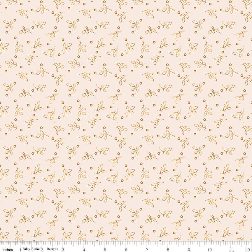 Gentler Times Pleasant Cider Yardage by Lori Holt of Bee in My Bonnet For Riley Blake Designs | C16482-CIDER