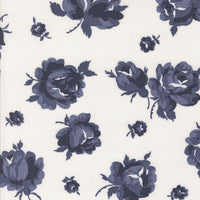 Summertime Rosie Cream Navy Yardage by Camille Roskelley for Moda Fabrics | 55320 31