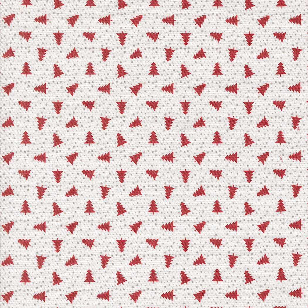Berry And Pine Little Trees Snow Yardage by Lella Boutique for Moda Fabrics | 5245 11