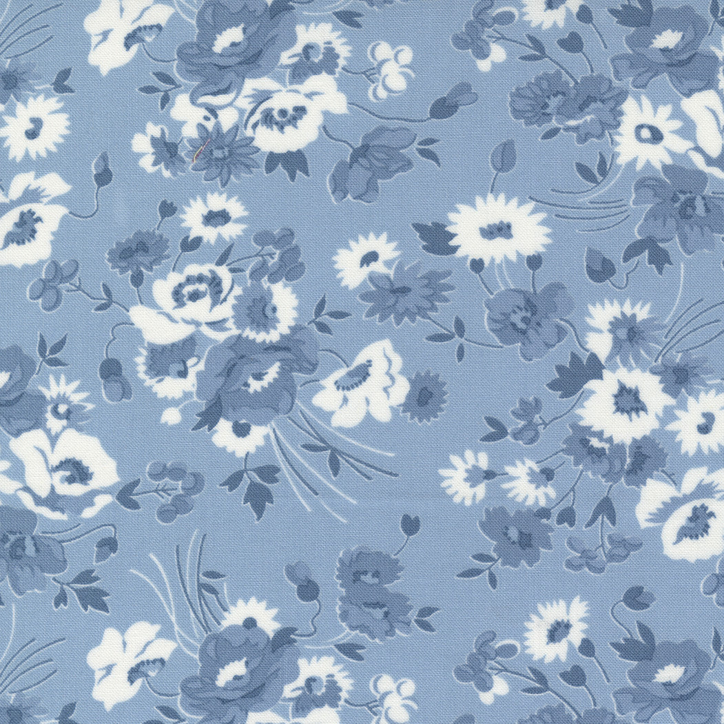 Nantucket Summer Somerset Light Blue Yardage by Camille Roskelley for Moda Fabrics | 55260 24