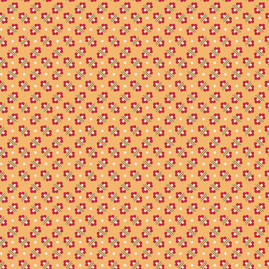 Americana Harriet Marigold Yardage by Lori Holt of Bee in My Bonnet for | 5 Yard Backing | C16091-MARIGOLD