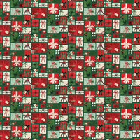 Charming Christmas Pretty Presents Green Yardage by Kelsey Carlson for Riley Blake Designs | C16352-GREEN