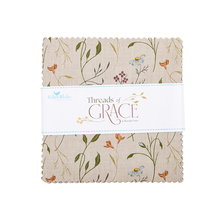 Threads of Grace 5" Stacker by Kassidy Grace for Riley Blake Designs | 5-16820-42