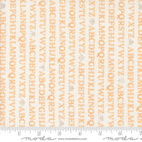 Agatha Road Alphabet Ghost Pumpkin Yardage by Fig Tree & Co for Moda Fabrics | 35411 11
