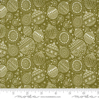 Emmitt and Ivy Ornaments Pine Yardage by Sweetwater for Moda Fabrics | 55694 33