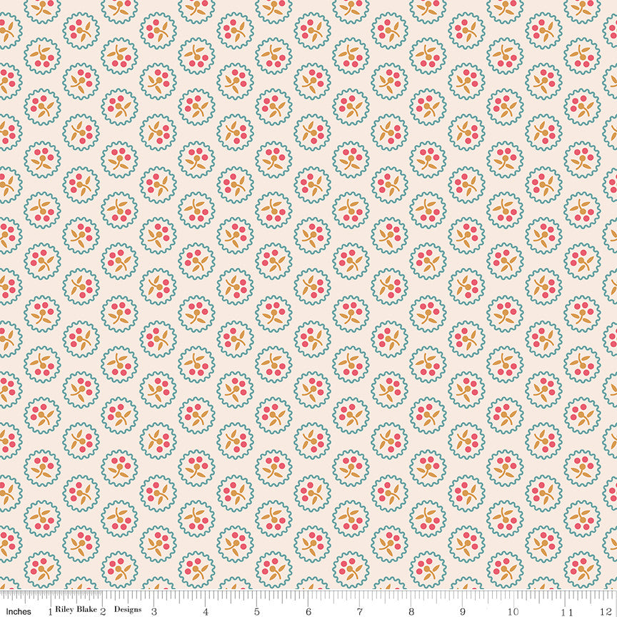 Americana Betsy Cider Yardage by Lori Holt of Bee in My Bonnet for Riley Blake Designs | C16082-CIDER