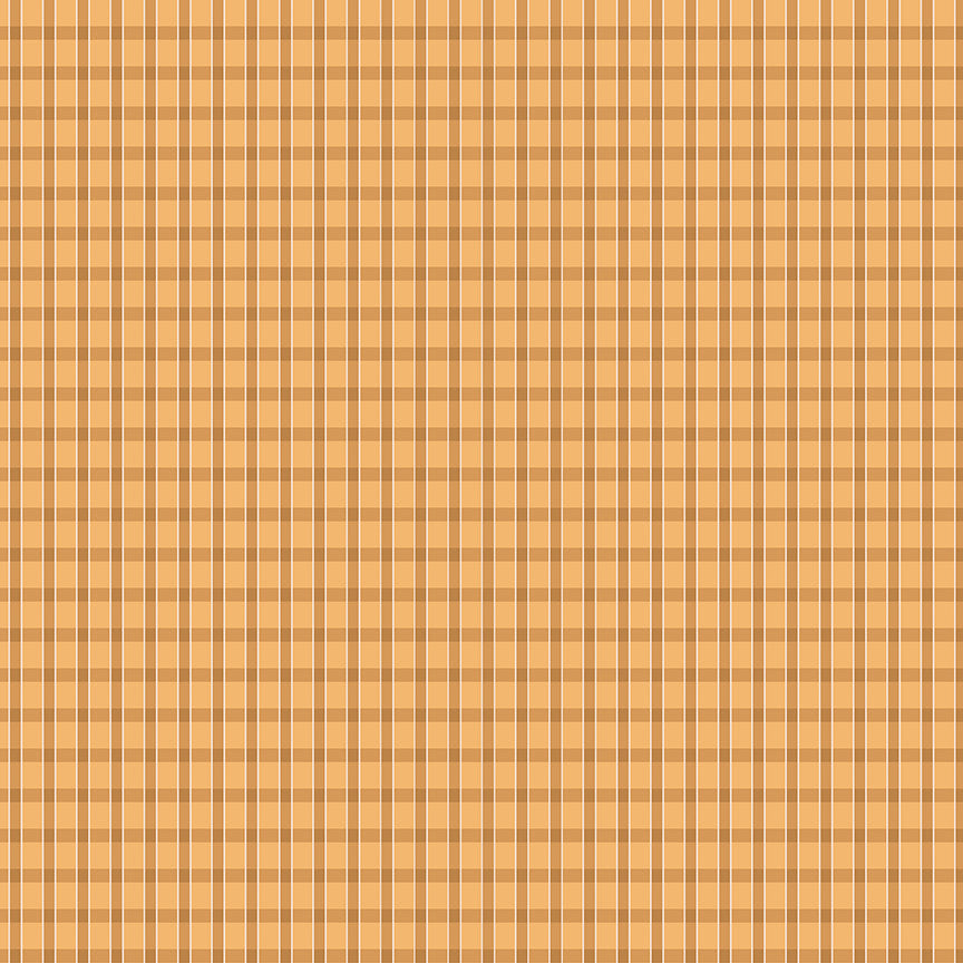 Home Town Holiday Plaid Marigold Yardage by Lori Holt for Riley Blake Designs | C14905 MARIGOLD