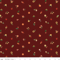 Happy Fall Days Fall Things Maroon Yardage by Kelsey Carlson for Riley Blake Design | C16345-MAROON