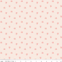 Gentler Times Endearing Coral Yardage by Lori Holt of Bee in My Bonnet For Riley Blake Designs | C16477-CORAL