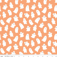 Hey Pumpkin Ghosts Pumpkin Yardage by My Mind's Eye for Riley Blake Designs | C16032-PUMPKIN
