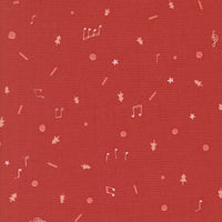 Tiny Christmas Christmas Red Yardage by Lizzy House for Moda Fabrics | 37137 12