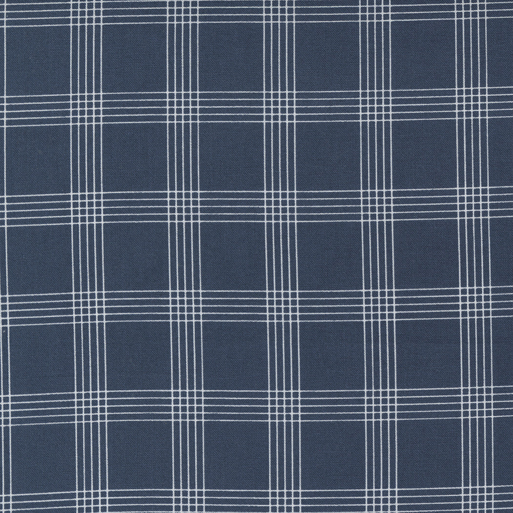 Nantucket Summer Plaid Navy Yardage by Camille Roskelley for Moda Fabrics | 55262 13