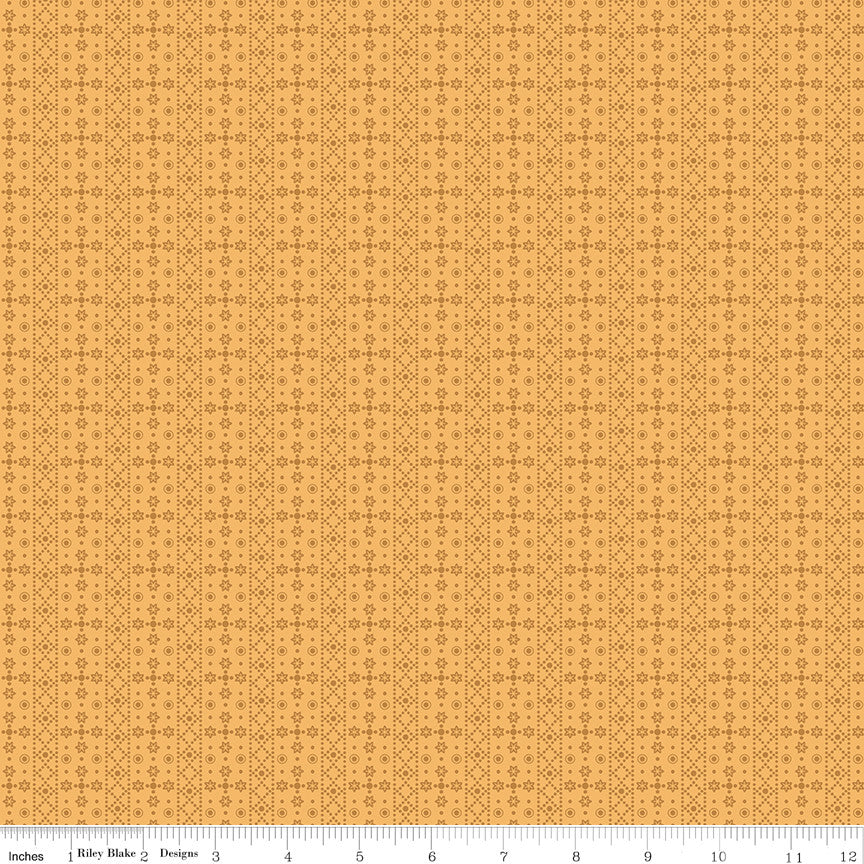 Americana Franklin Marigold Yardage by Lori Holt of Bee in My Bonnet for Riley Blake Designs | C16083-MARIGOLD