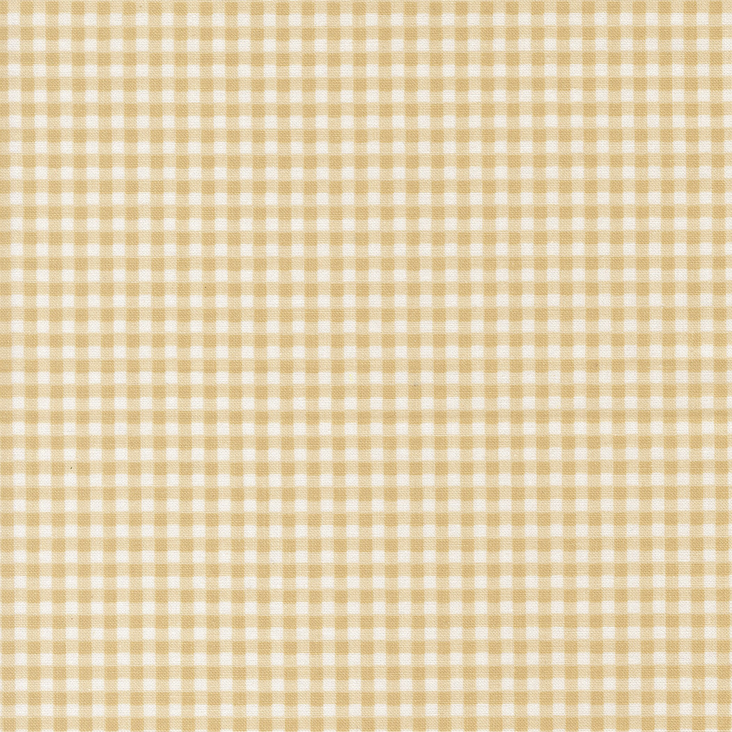 Sunbonnet Mini Gingham Almond Yardage by Heather Briggs of My Sew Quilty Life for Moda Fabrics | 31769 11