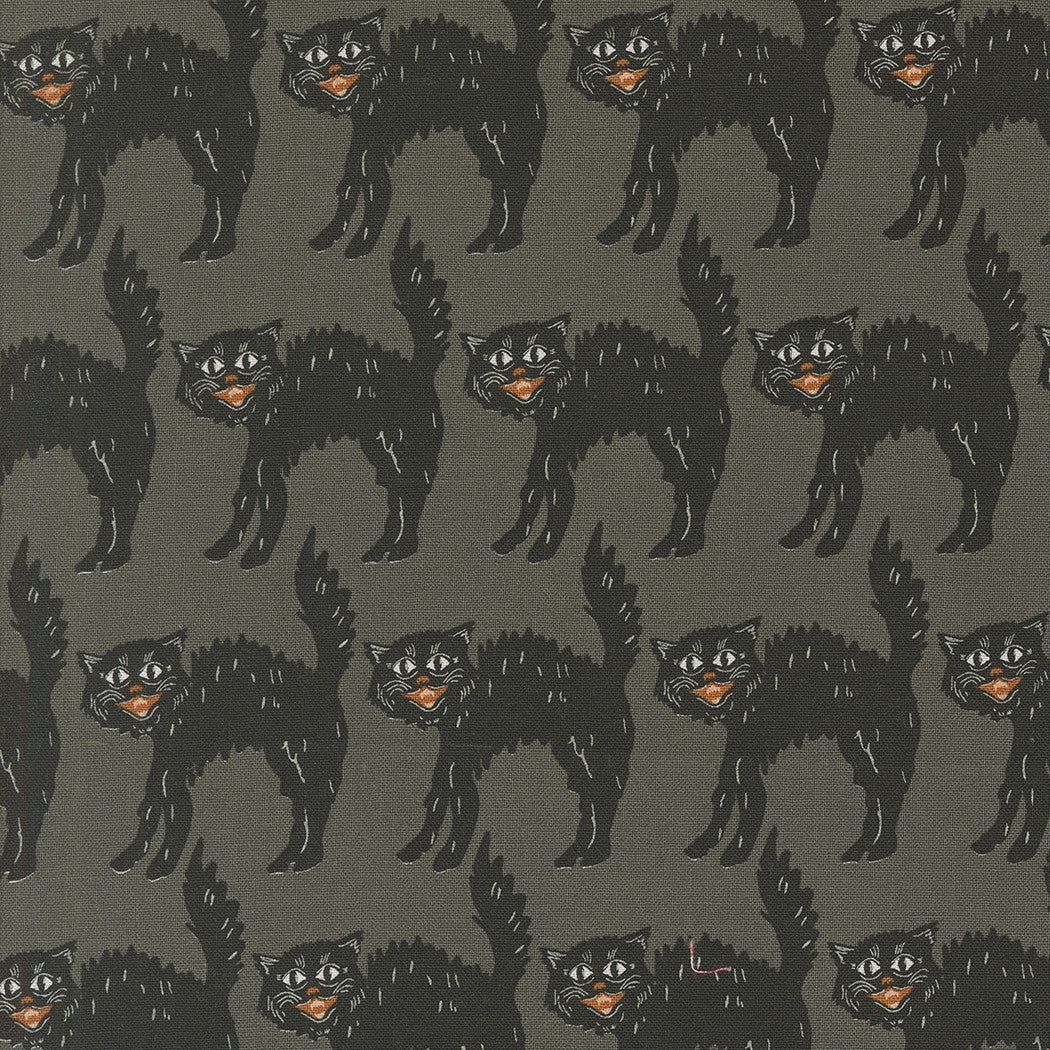 Home Sweet Haunt Little Black Cat Stone by Stacy Iest Hsu for Moda Fabrics | 20915 12