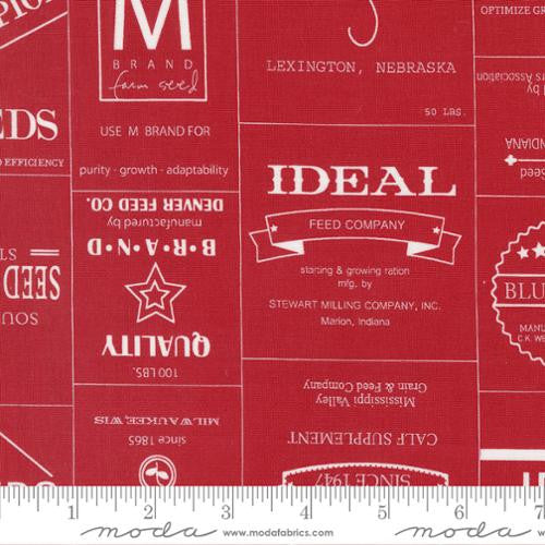 Vintage Red Brands Yardage by Sweetwater for Moda Fabrics | 55650 22