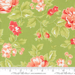 Jelly and Jam Green Apple Summer Bloomers Yardage by Fig Tree for Moda Fabrics | 20490 16| Cut Options Available Quilting Cotton