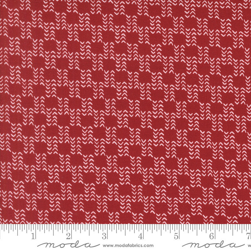 Emmitt and Ivy Sweater Stripes Red Yardage by Sweetwater for Moda Fabrics | 55697 12