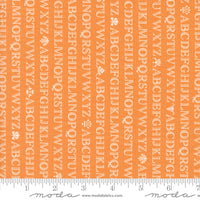 Agatha Road Alphabet Pumpkin Yardage by Fig Tree & Co for Moda Fabrics | 35411 12