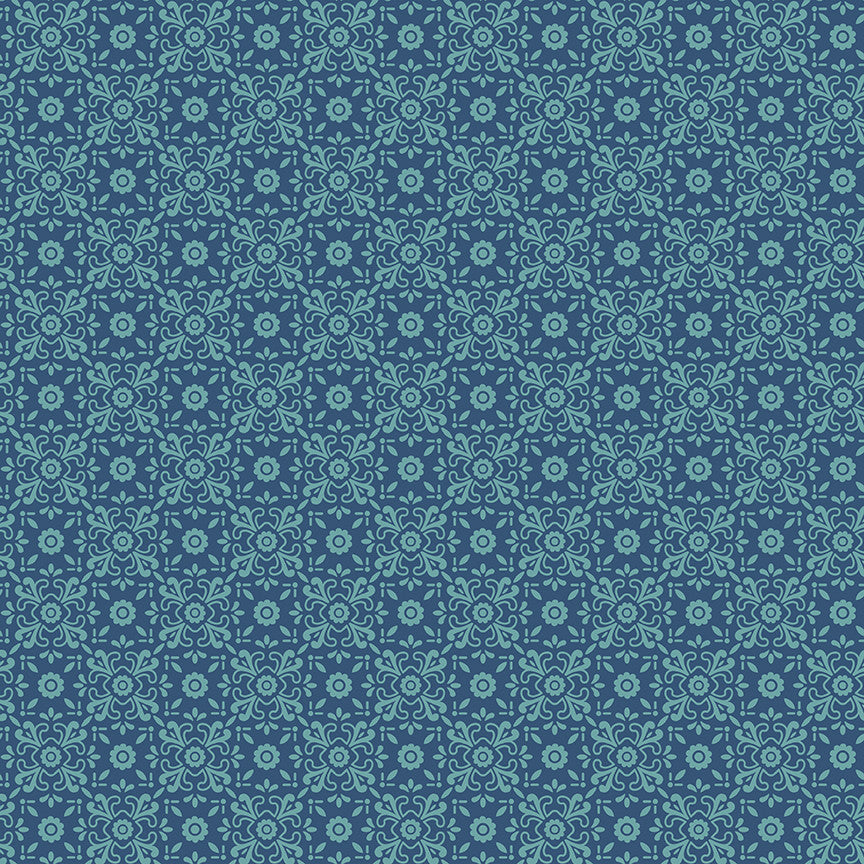 Americana Justice Dark Denim Fat Quarter by Lori Holt of Bee in My Bonnet | C16095-DKDENIM | FQ Remnant