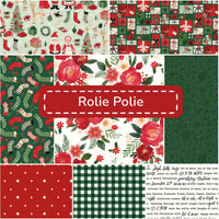 Charming Christmas Rolie Polie 2 1/2" by Kelsey Carlson for Riley Blake Designs | 40 Precut 2.5" Strips
