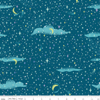 Forever Neverland Pixie Dust Night Yardage by Jill Howarth for Riley Blake Designs | C15905-NIGHT