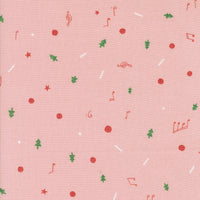 Tiny Christmas Christmas Cookie Cotton Candy Yardage by Lizzy House for Moda Fabrics | 37137 15