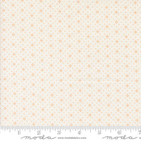 Agatha Road Eyelet Ivory Orange Yardage by Fig Tree & Co for Moda Fabrics | 20488 120