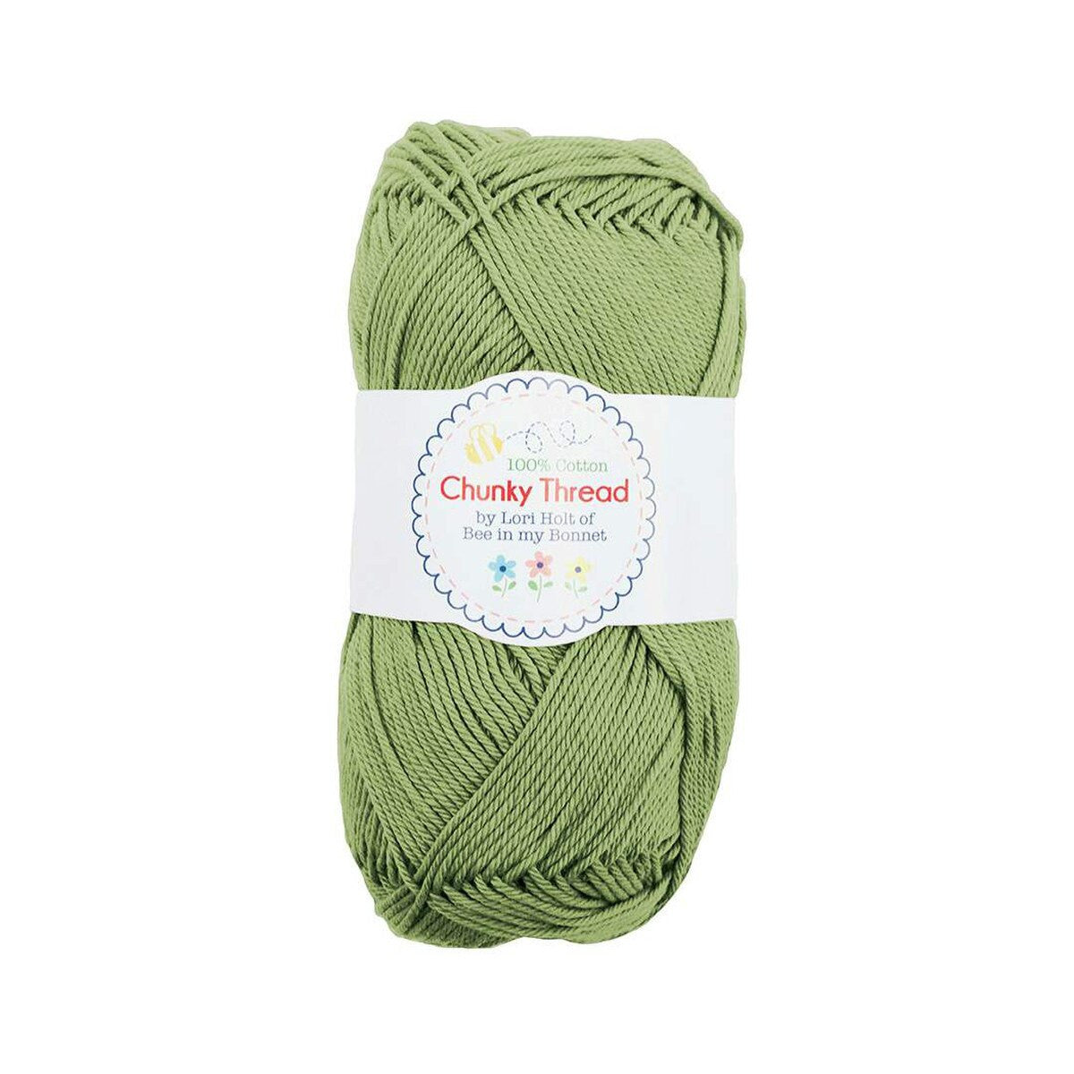 Lori Holt Chunky Thread Thyme by Lori Holt of Bee in My Bonnett | 100% Cotton Yarn | STCT-32996