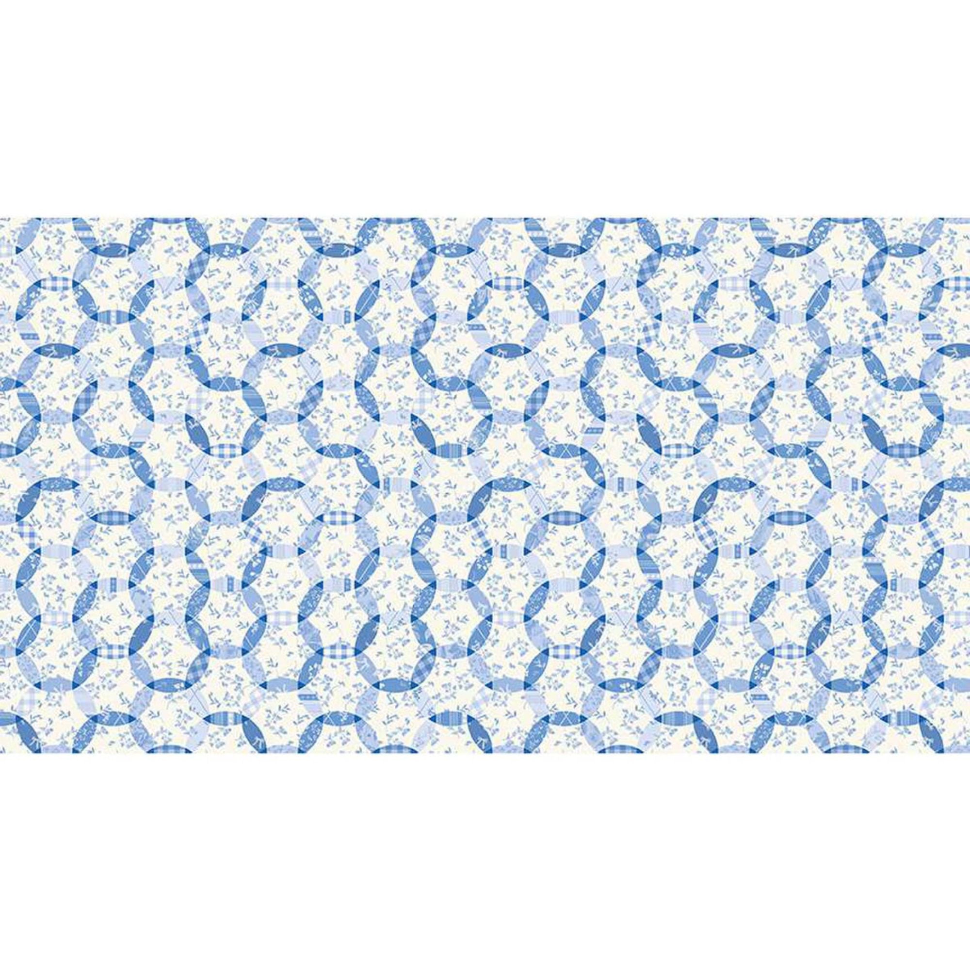 Penelope Cheater Print Cream Yardage by My Mind's Eye for Riley Blake Designs | C16647-CREAM