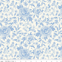 Penelope Main Cream Yardage by My Mind's Eye for Riley Blake Designs | C16640-CREAM